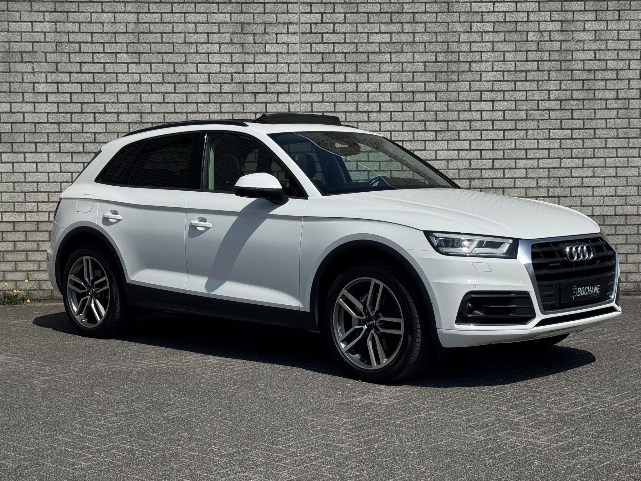 Audi Q5 50 TFSI-e Quattro Pro Line | Panoramadak | Stoelverw, Auto's, Audi, Automaat, 4 cilinders, Wit, Plug-in hybride