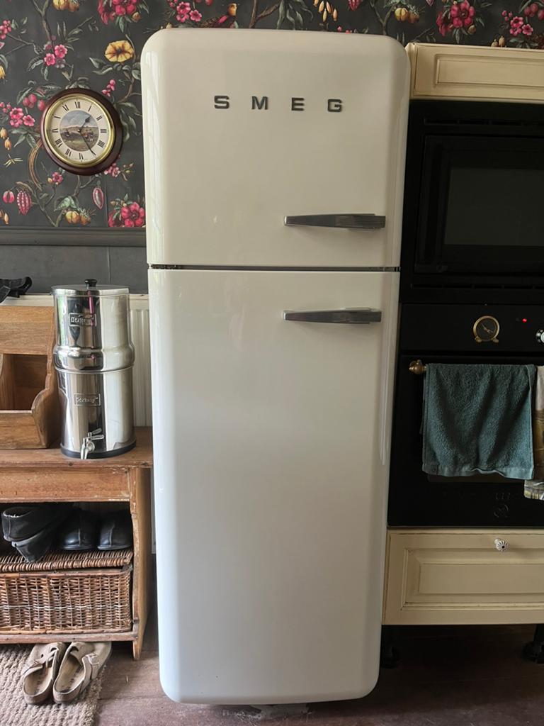 SMEG retro koelkast, Ophalen, Gebruikt, 200 liter of meer, 60 cm of meer