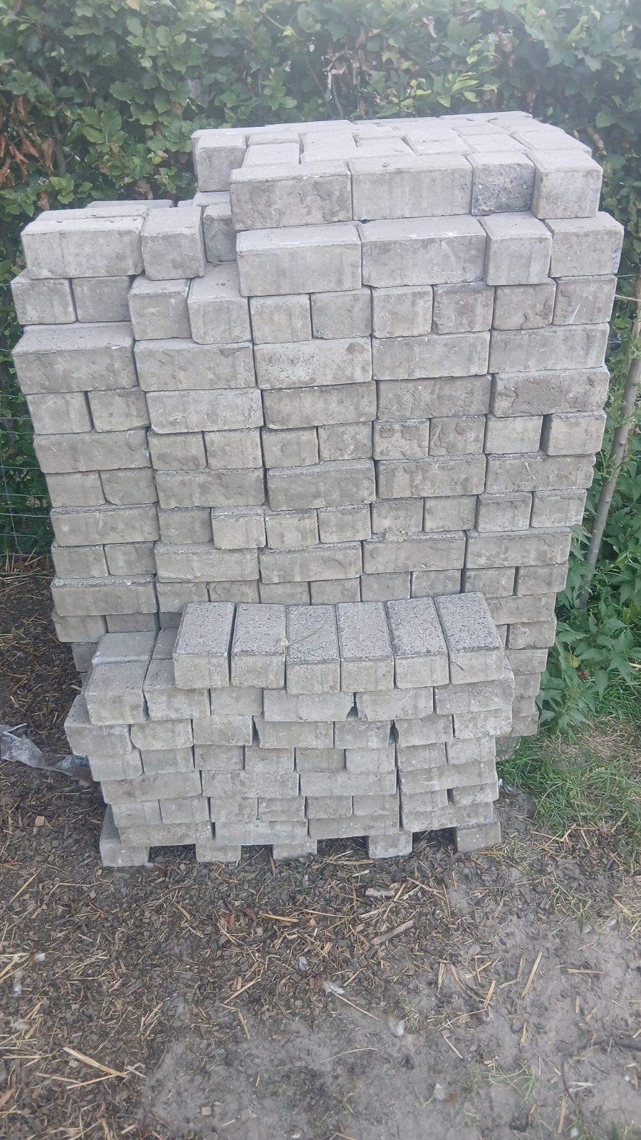 Betonklinkers grijs, Terrastegels Schellevis ook beschikbaar, Tuin en Terras, Tegels en Klinkers, Ophalen, Gebruikt, Beton, Klinkers