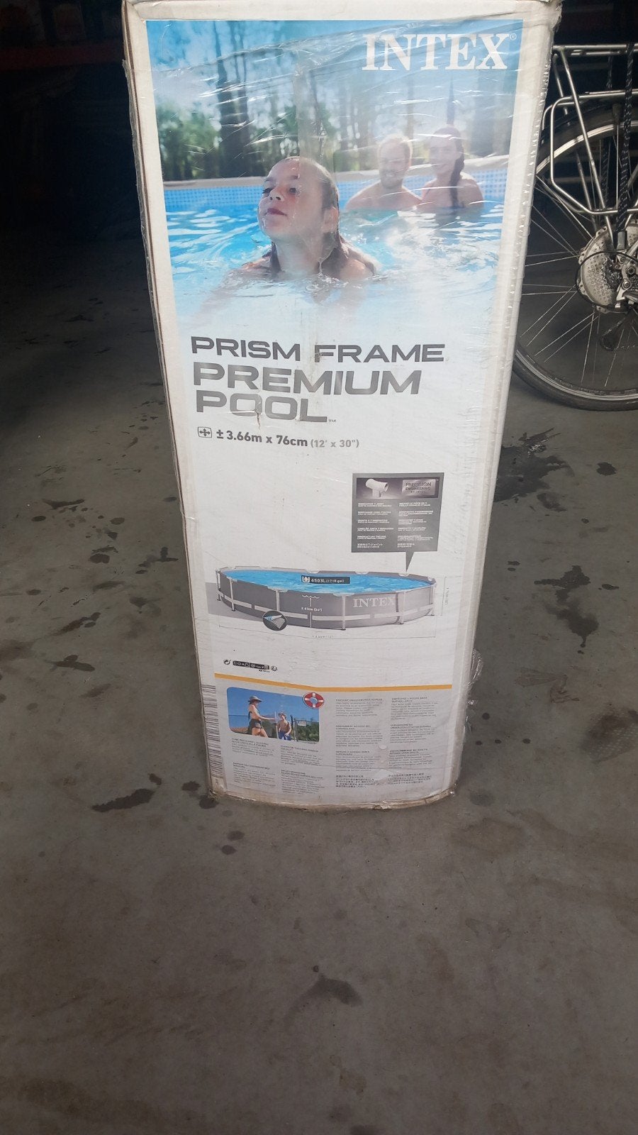 Intex Prism Frame Zwembad Rond 366 x 76 cm, Ophalen, Minder dan 80 cm, Rond, 300 cm of meer
