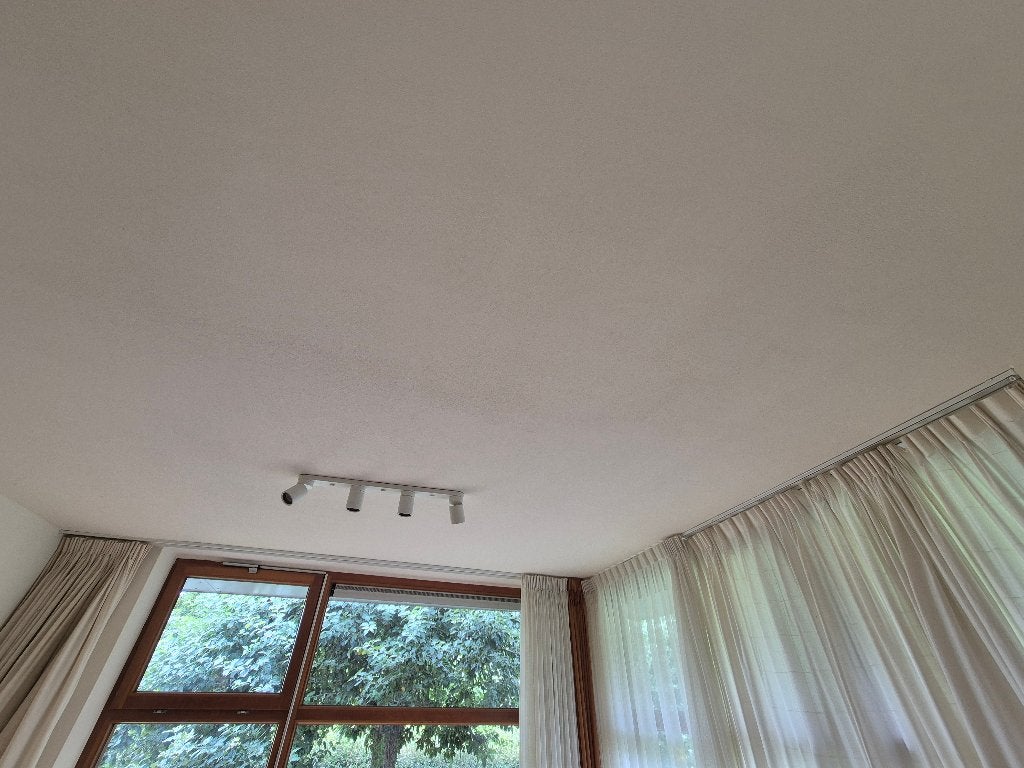 Dubbele Gordijnrail 597 cm Aluminium Rail Systeem, Ophalen, Gebruikt, Overgordijn