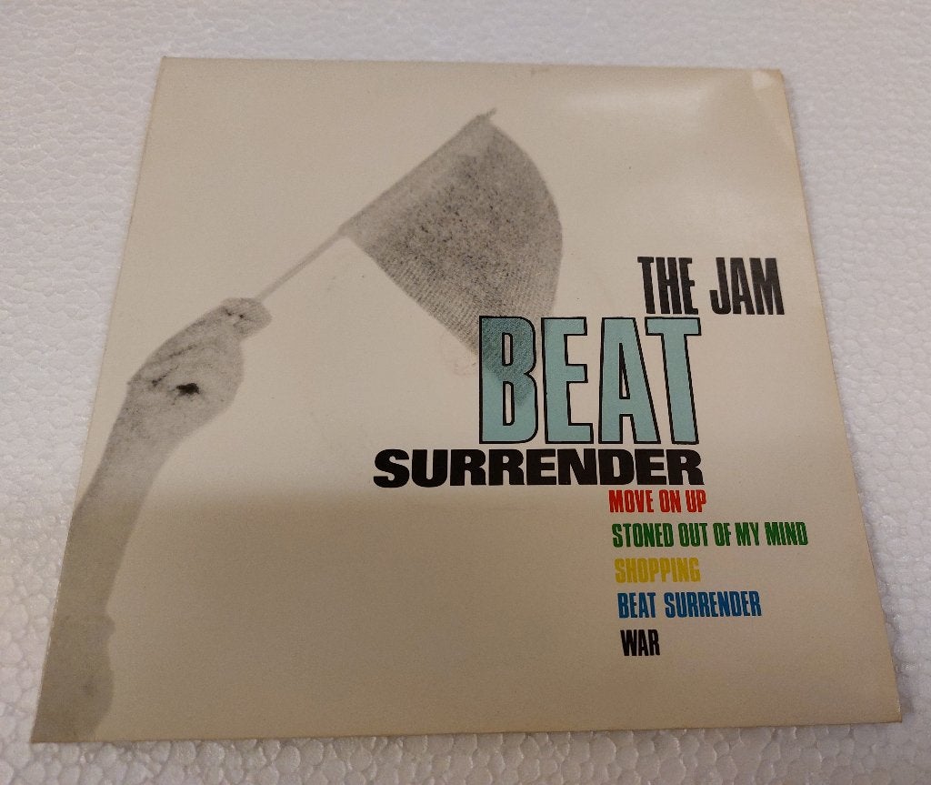 The Jam VINYL DUBBEL SINGLE Beat Surrender UK Paul Weller, Verzenden, Speciale editie, 7 inch, Zo goed als nieuw