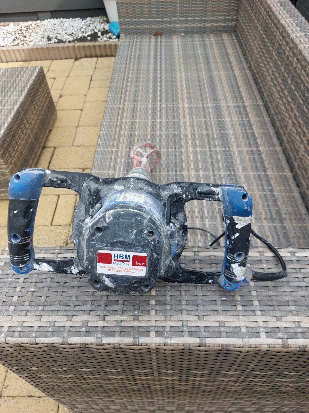 HBM Tegellijm Mixer - Zo goed als nieuw, Doe-het-zelf en Verbouw, Gereedschap | Overige machines, Ophalen, Zo goed als nieuw