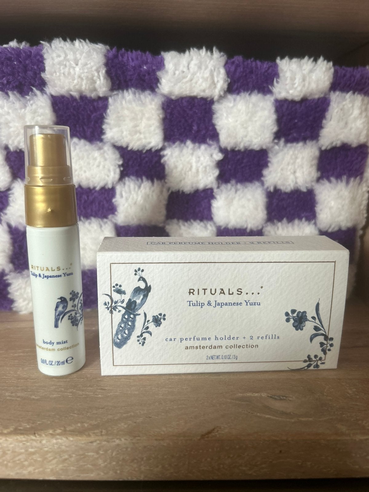 Rituals of amsterdam setje car perfume holder & body spray, Sieraden, Tassen en Uiterlijk, Uiterlijk | Parfum, Verzenden, Nieuw