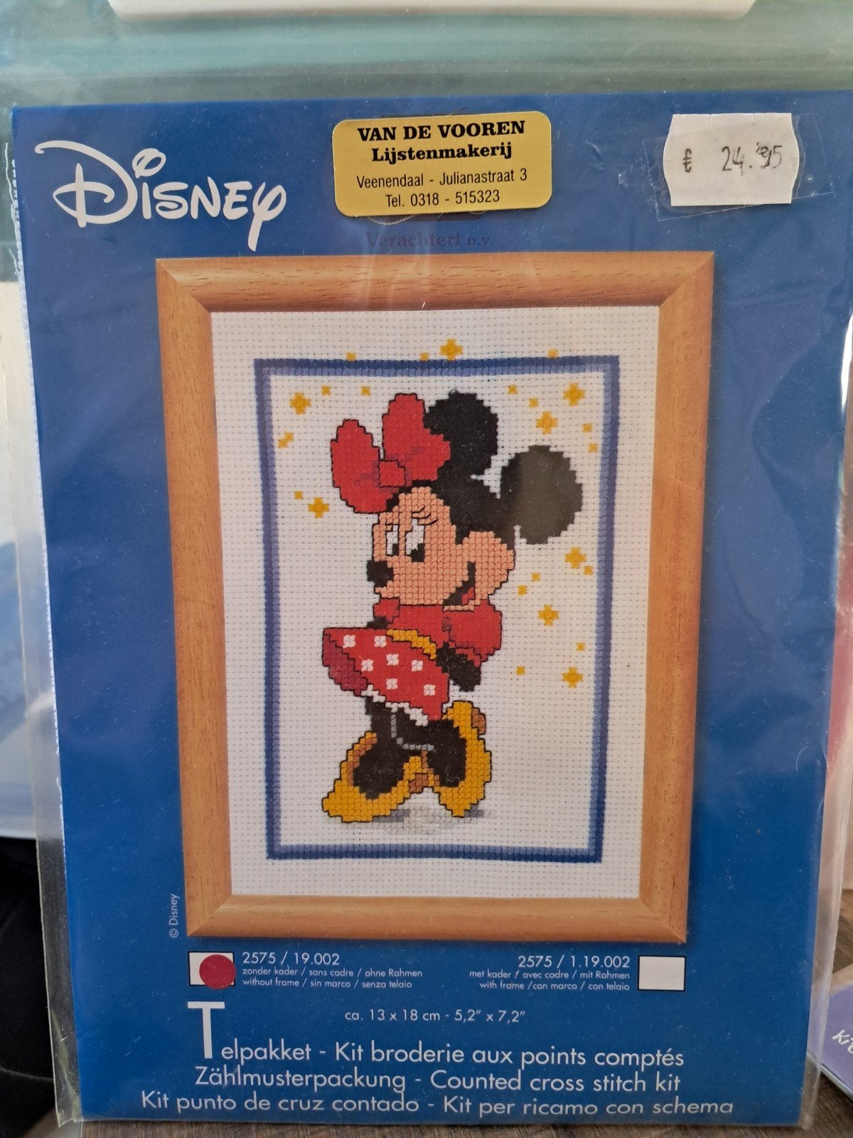 Disney Minnie Mouse Borduurpakket - Nieuw in verpakking, Ophalen of Verzenden, Nieuw, Handborduren, Borduurpakket
