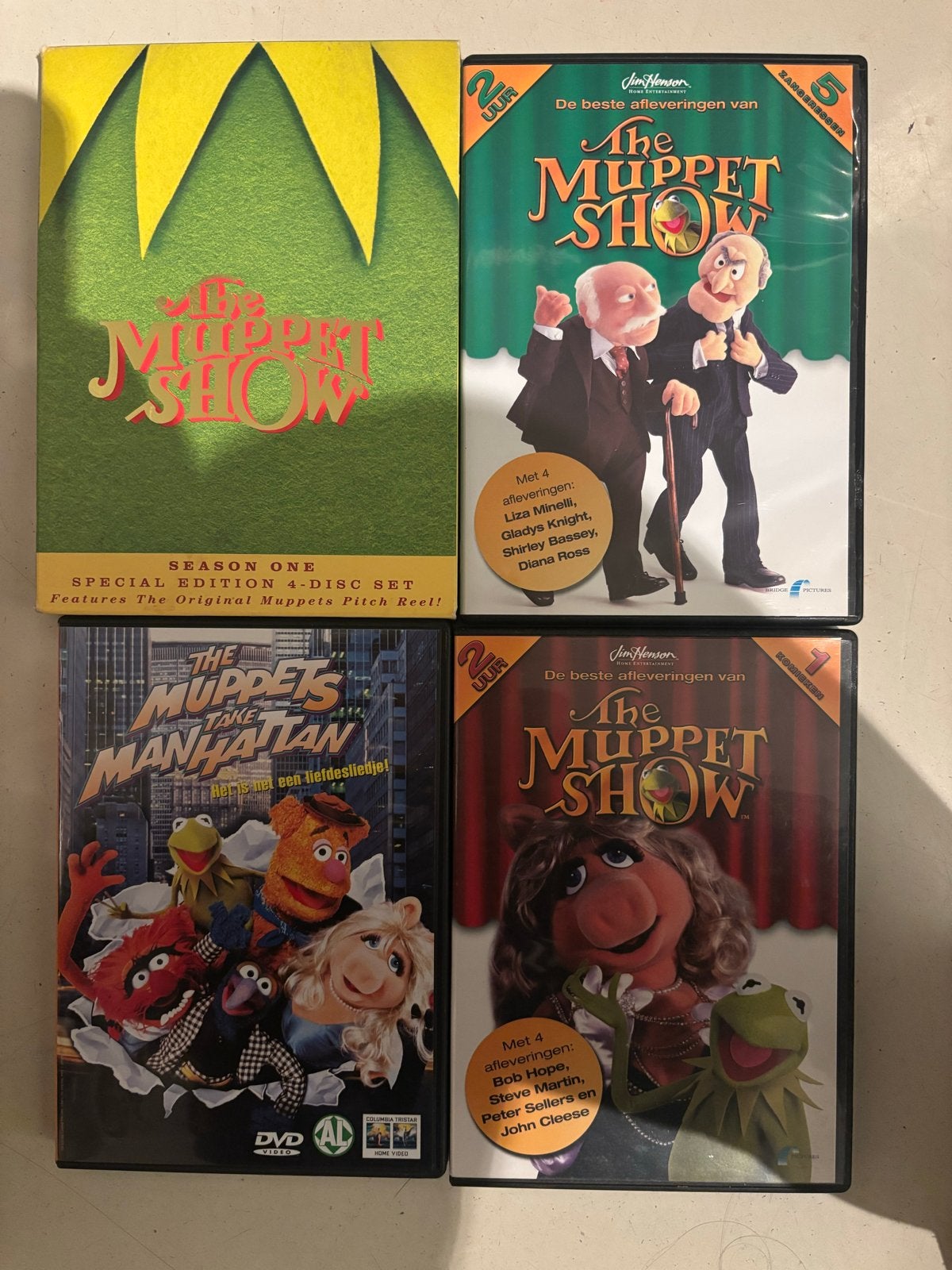De Muppet Show 4 DVD Collectie, Engels, Seizoen 1, Nederlands, Ophalen of Verzenden