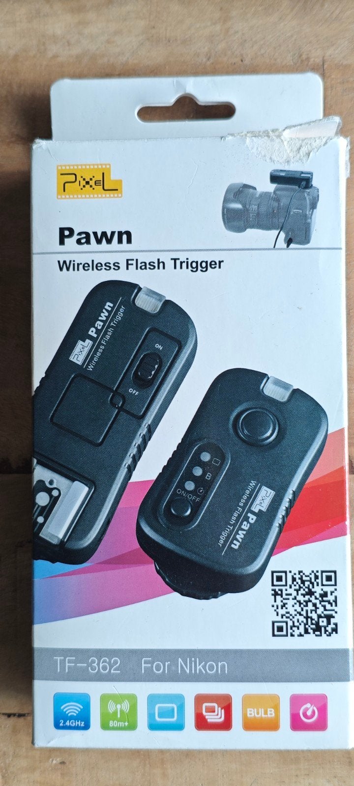 TF- 362 Wireless Flash Trigger for Nikon, Ophalen of Verzenden, Zo goed als nieuw