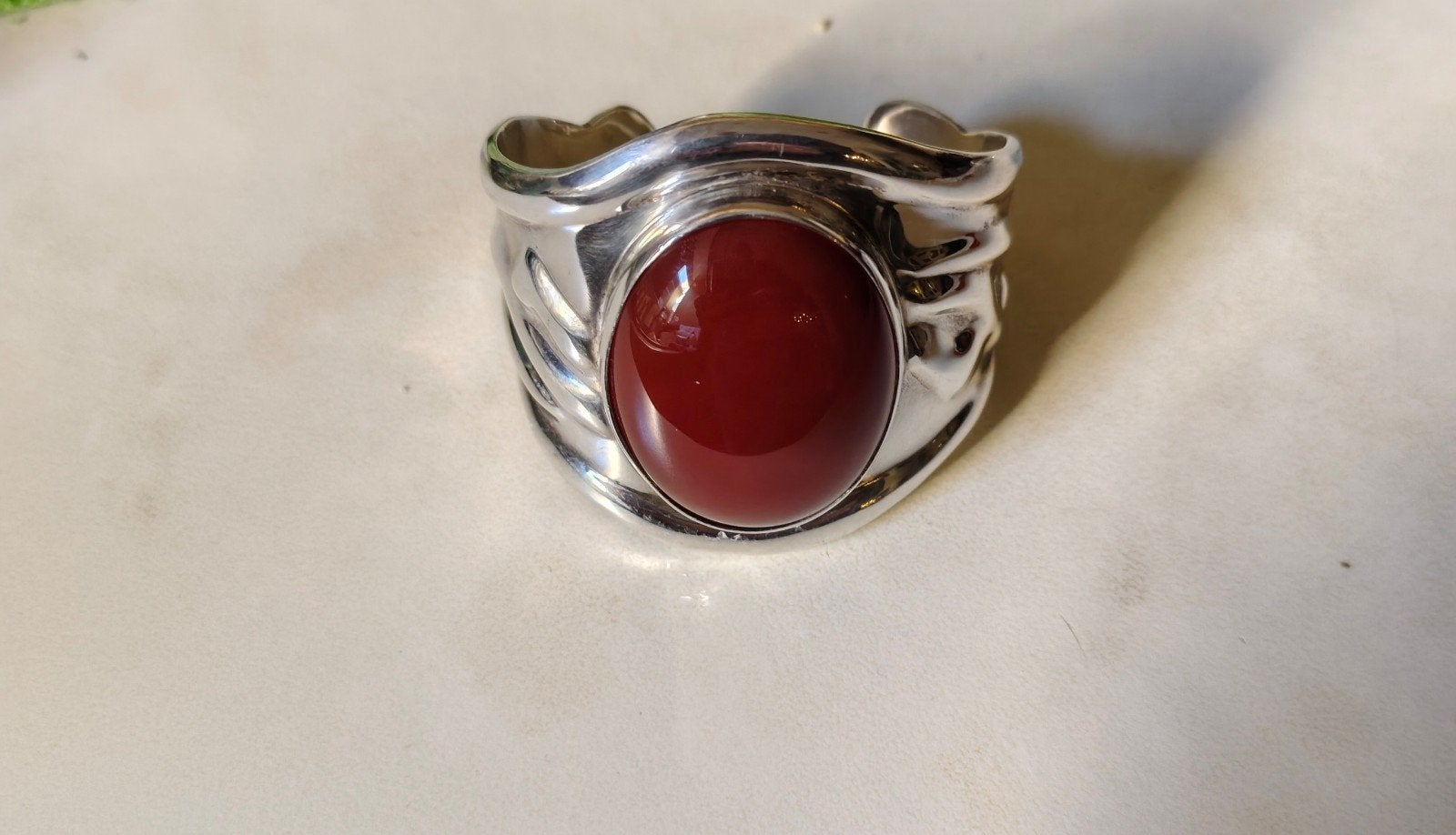 Prachtige Vintage Zilveren Armband, Ophalen, Zo goed als nieuw, Zilver, Zilver