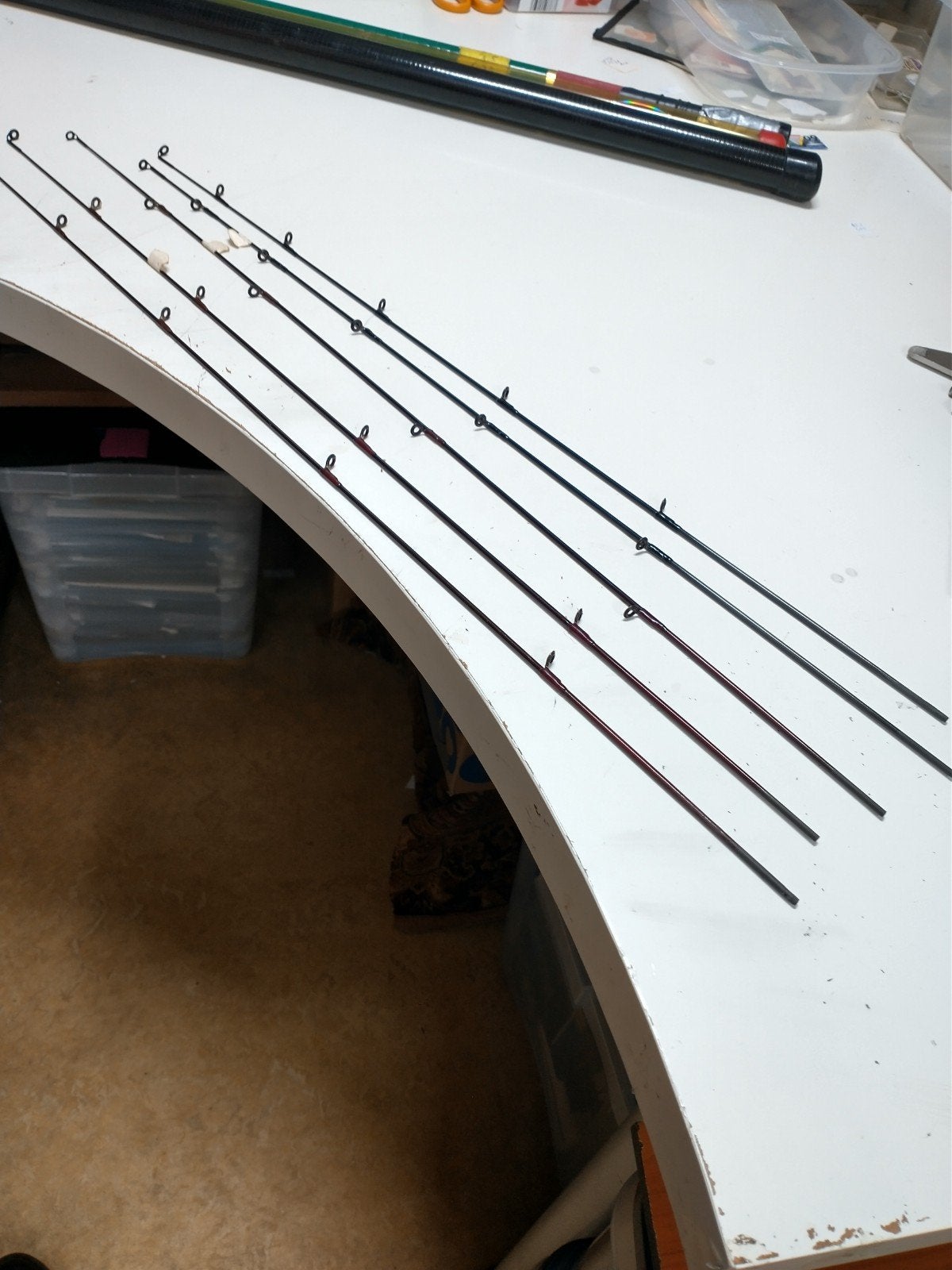 feeder toppen 5 stuks carbon, Ophalen, Werphengel