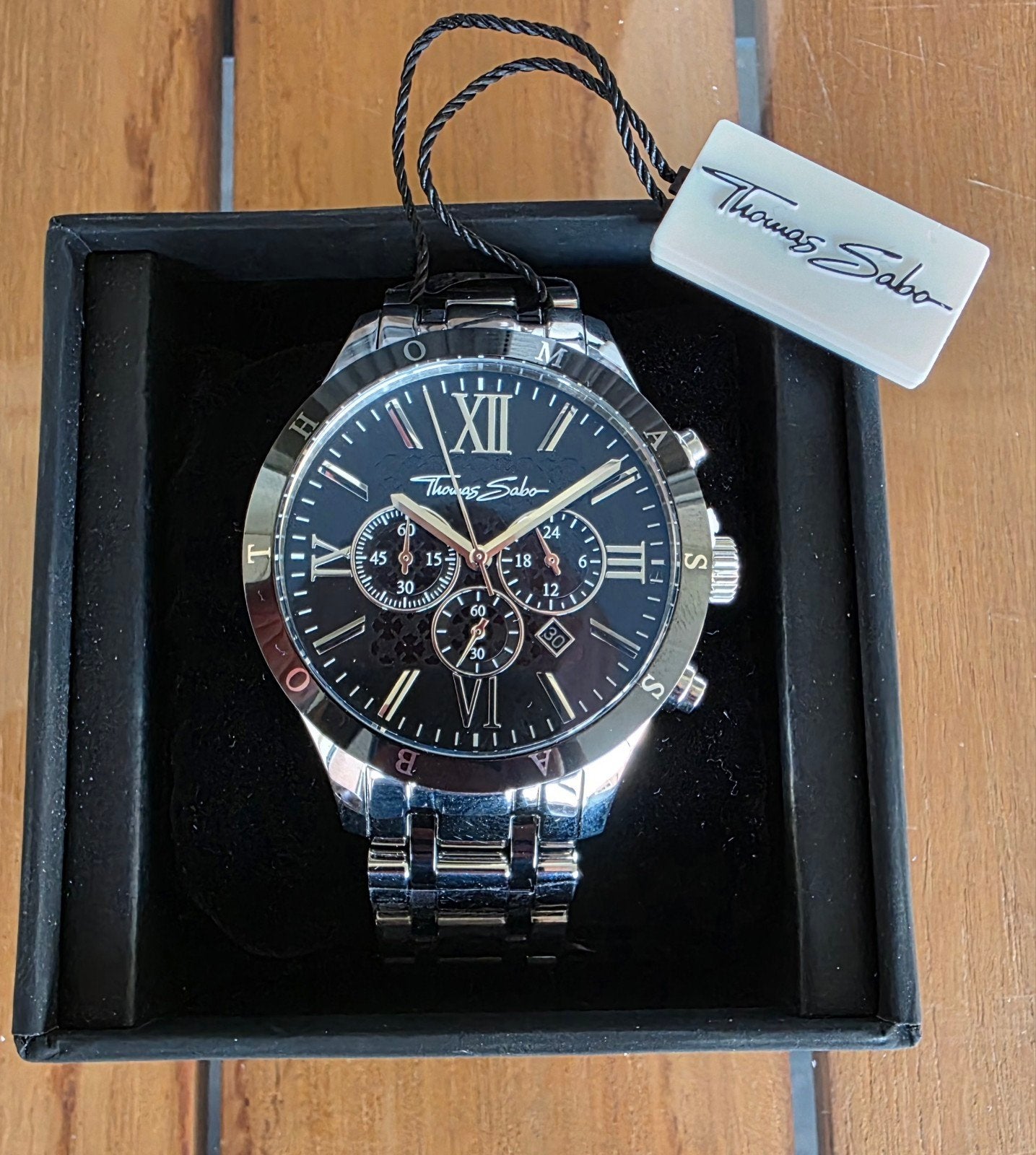 Thomas Sabo Herenhorloge Rebel Urban horloge (top staat)., Sieraden, Tassen en Uiterlijk, Ophalen of Verzenden, Nieuw, Staal, Overige merken