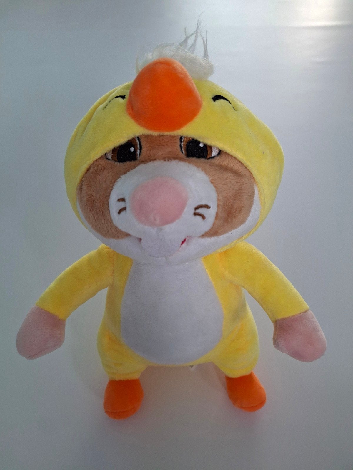 AH Hamster knuffel in kuikenpakje, Hamster, Ophalen of Verzenden, Zo goed als nieuw, Albert Heijn