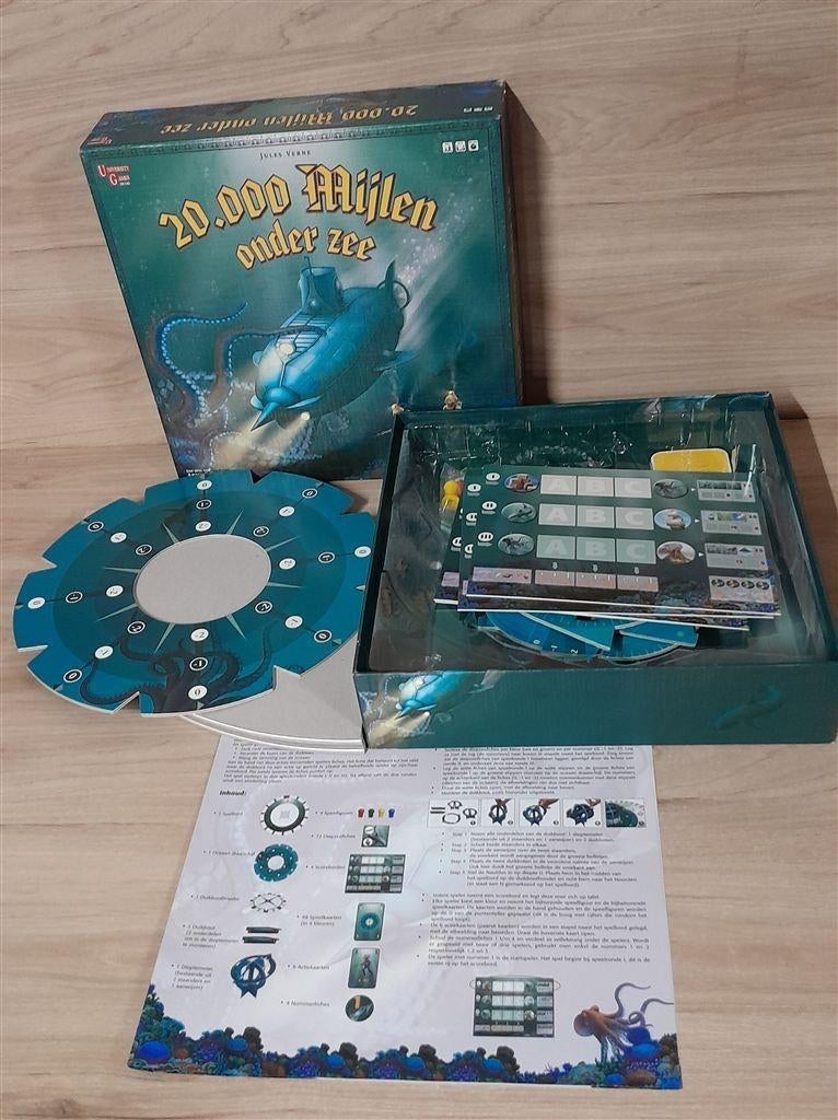 20000 mijlen onder zee - s5430, Hobby en Vrije tijd, Gezelschapsspellen | Bordspellen, Verzenden, Zo goed als nieuw