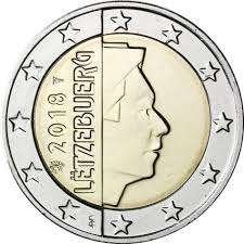 2 Euro Luxemburg 2018 - Reguliere Munt - UNC, Verzenden, Luxemburg, 2 euro, Losse munt