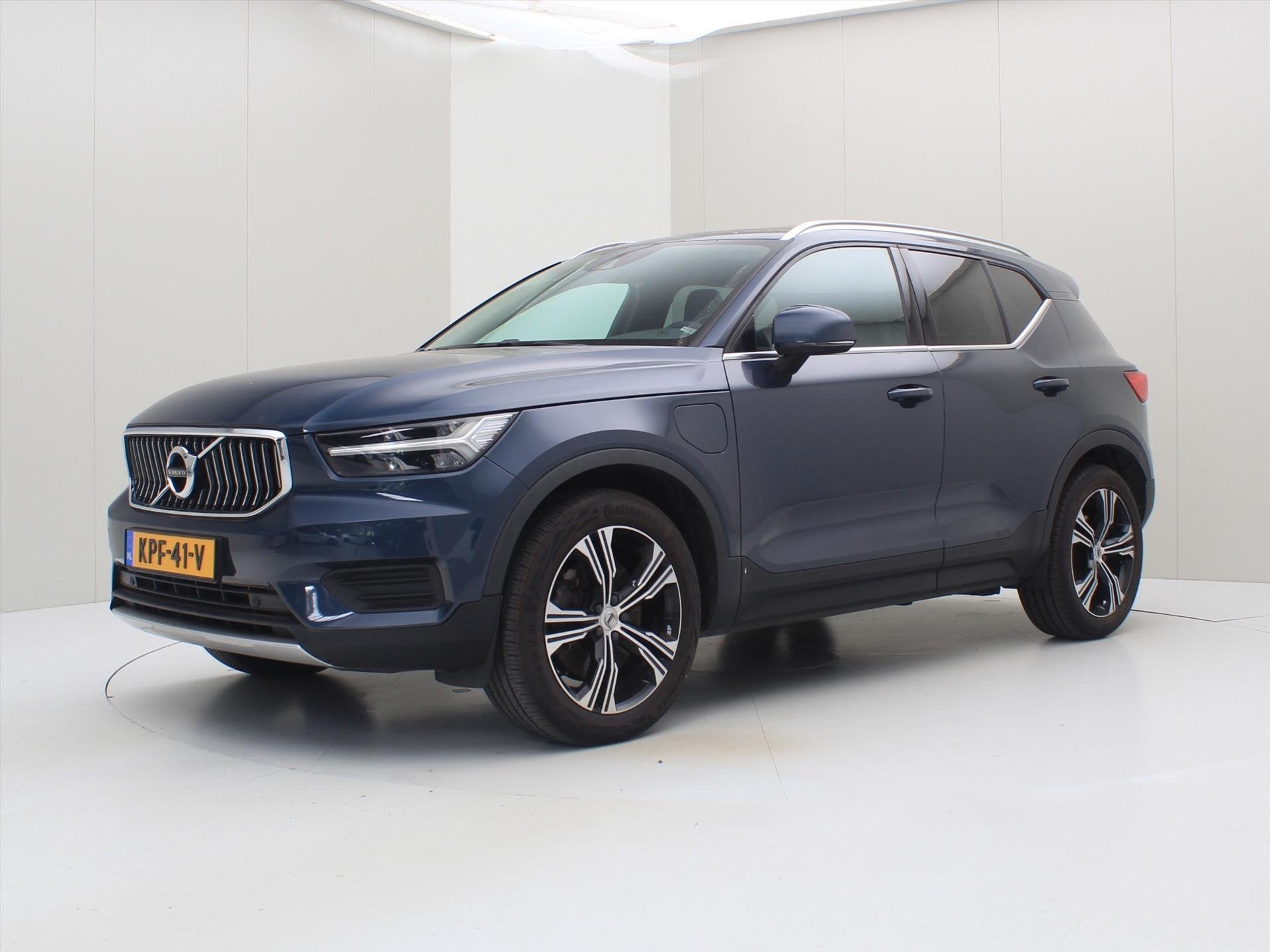 Volvo Xc40 T5 Twin Engine 262pk Geartronic Inscription [ TRE, Auto's, Automaat, 1712 kg, Blauw, Leder