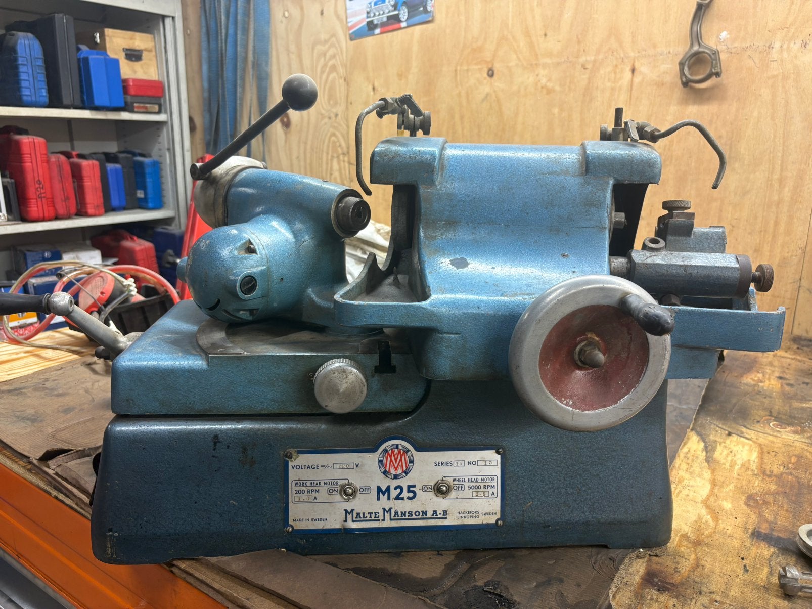 Kleppenslijp machine kleppen slijper, Ophalen, Gebruikt