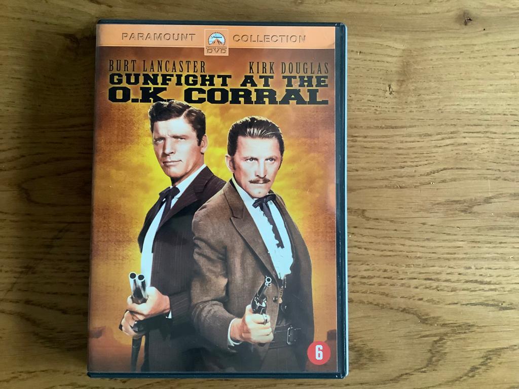 Gunfight at the O.K. Corral, Kirk Douglas, Burt Lancaster., Alle leeftijden, Ophalen of Verzenden, Zo goed als nieuw, Actie en Avontuur