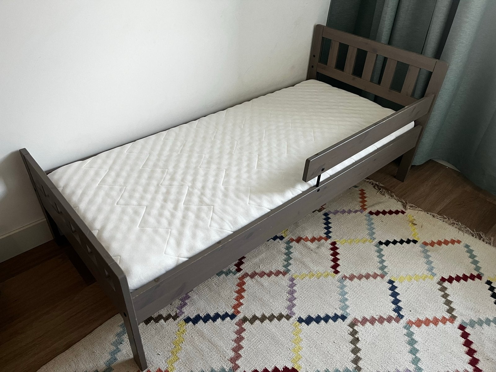 Peuterbed 70x160, Kinderen en Baby's, Kinderkamer | Bedden, Gebruikt, 160 tot 180 cm, 70 tot 85 cm, Lattenbodem, Ophalen