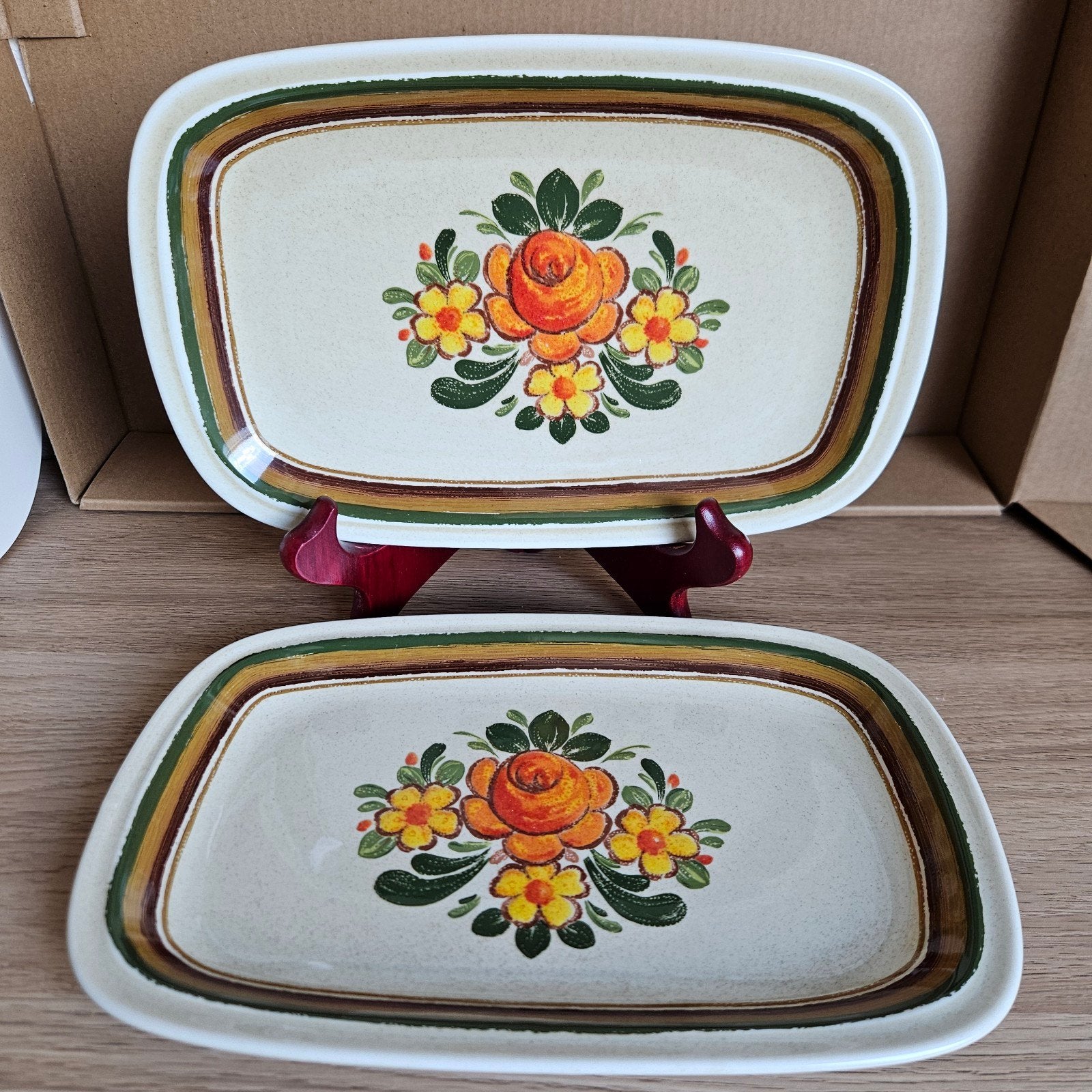 2x Vintage Winterling Röslau Bavaria schalen, Overige merken, Keramiek, Vintage, Ophalen of Verzenden