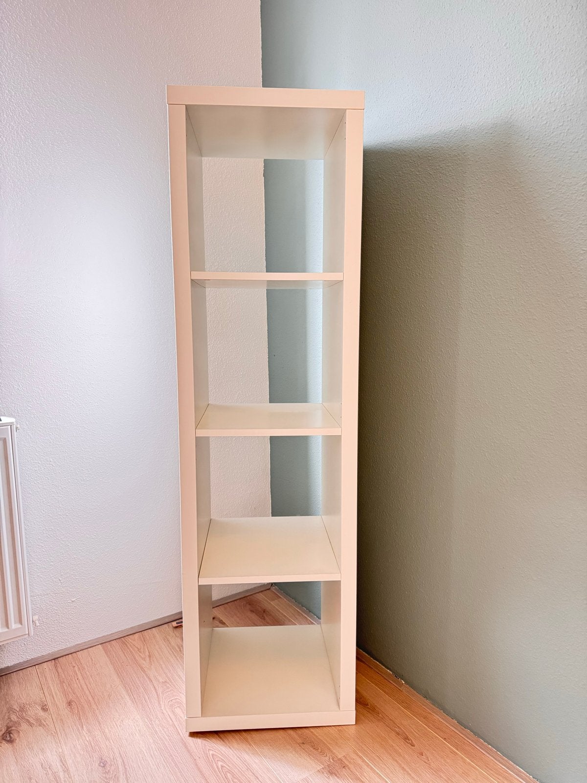 IKEA Kallax open kast - 4 vakken, wit, Ophalen, Met plank(en), Minder dan 50 cm, Gebruikt