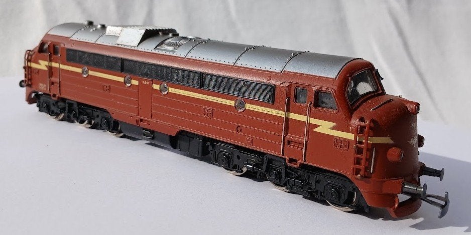 MARKLIN Noorse Diesel Loc 3068, Hobby en Vrije tijd, Wisselstroom, Locomotief, Ophalen of Verzenden, Zo goed als nieuw