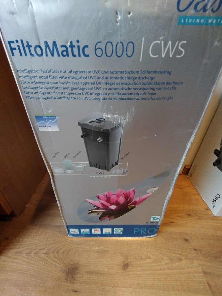 Oase FiltoMatic 6000 CWS nieuw in doos vijverfilter nieuw, Tuin en Terras, Ophalen, Nieuw, Vijverfilter