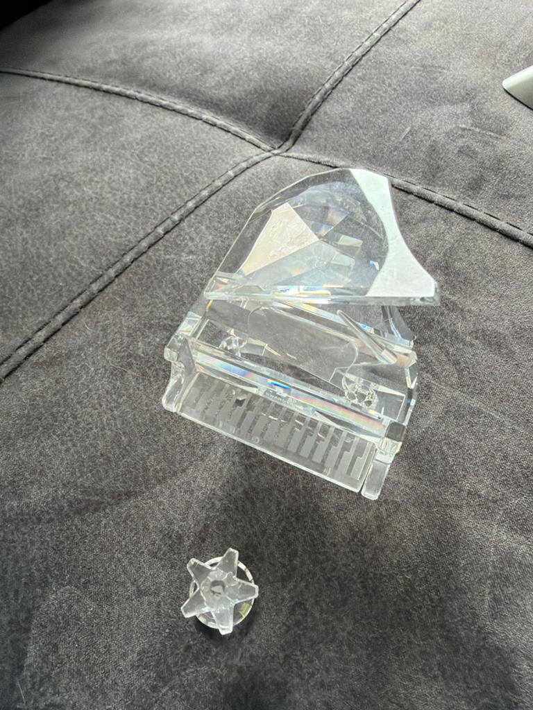 Swarovski Kristallen Piano, Verzamelen, Swarovski, Ophalen of Verzenden, Gebruikt, Figuurtje