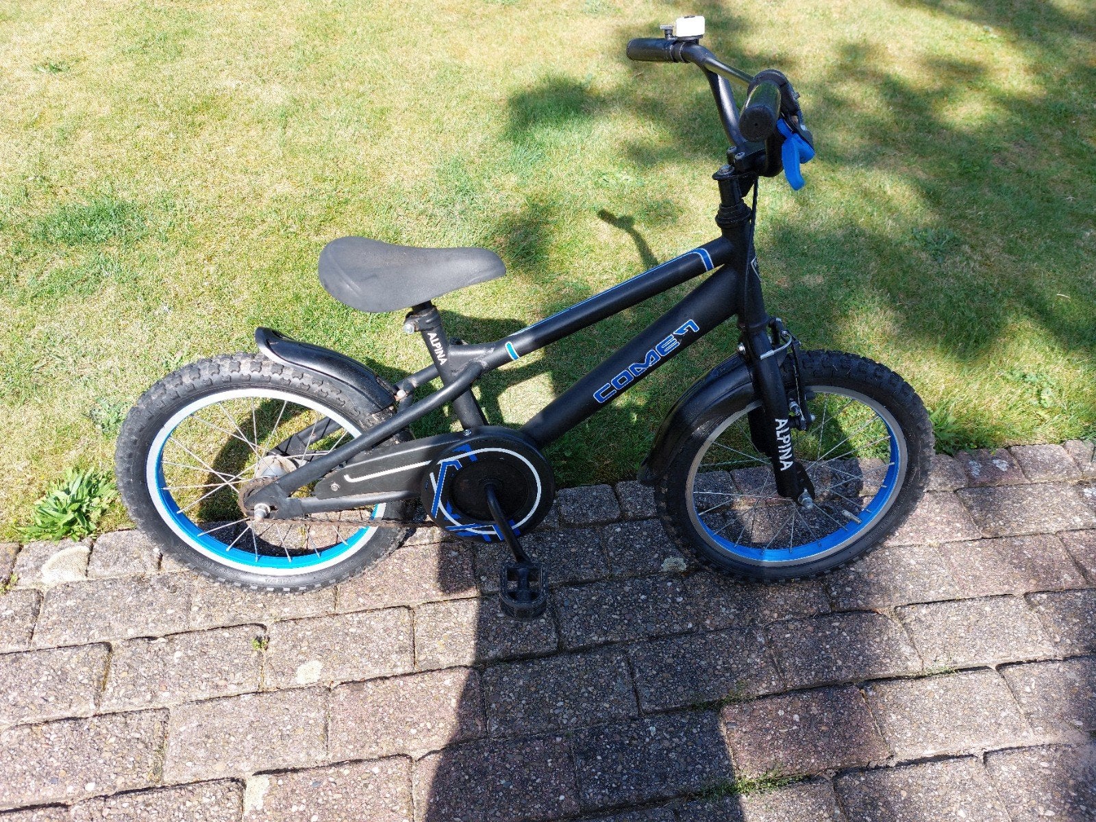 Jongensfiets alpina comet 16 inch, Ophalen, Gebruikt, Staal, 16 tot 20 inch