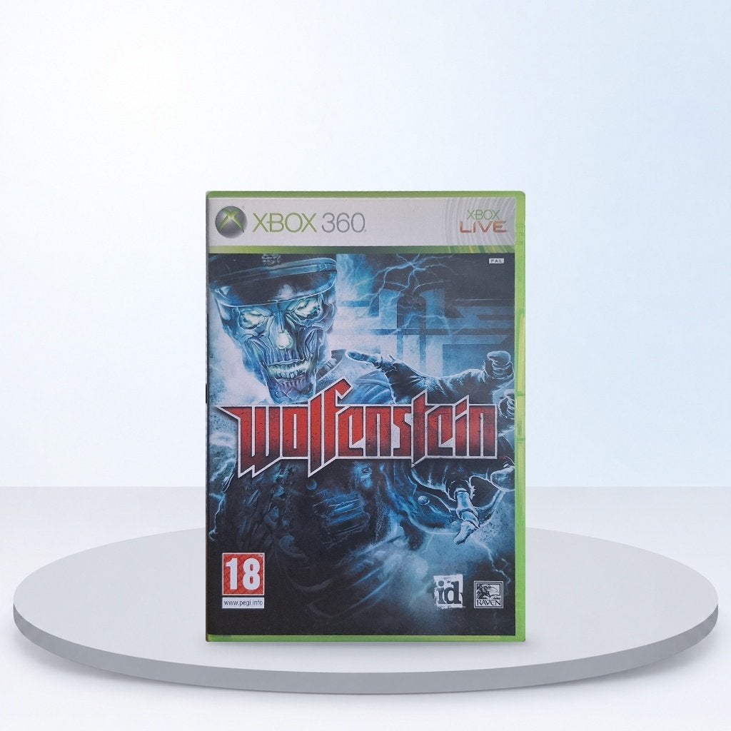 Wolfenstein Xbox 360 – krasvrij, met boekje, Spelcomputers en Games, Vanaf 18 jaar, Shooter, 1 speler, Ophalen of Verzenden