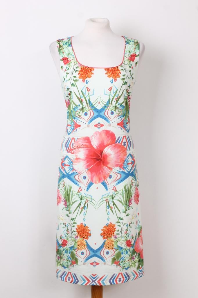 Zomer! Gebloemde jurk van K-DESIGN maat 44, K-design, Maat 42/44 (L), Ophalen of Verzenden, Zo goed als nieuw