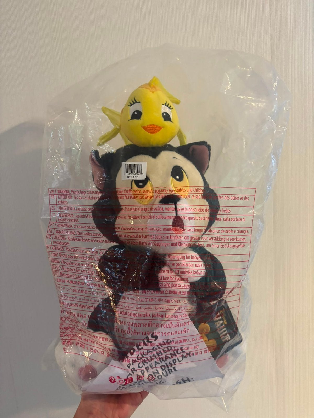 Disney Store Figaro en Cleo pinokkio knuffel, Ophalen of Verzenden, Nieuw, Knuffel