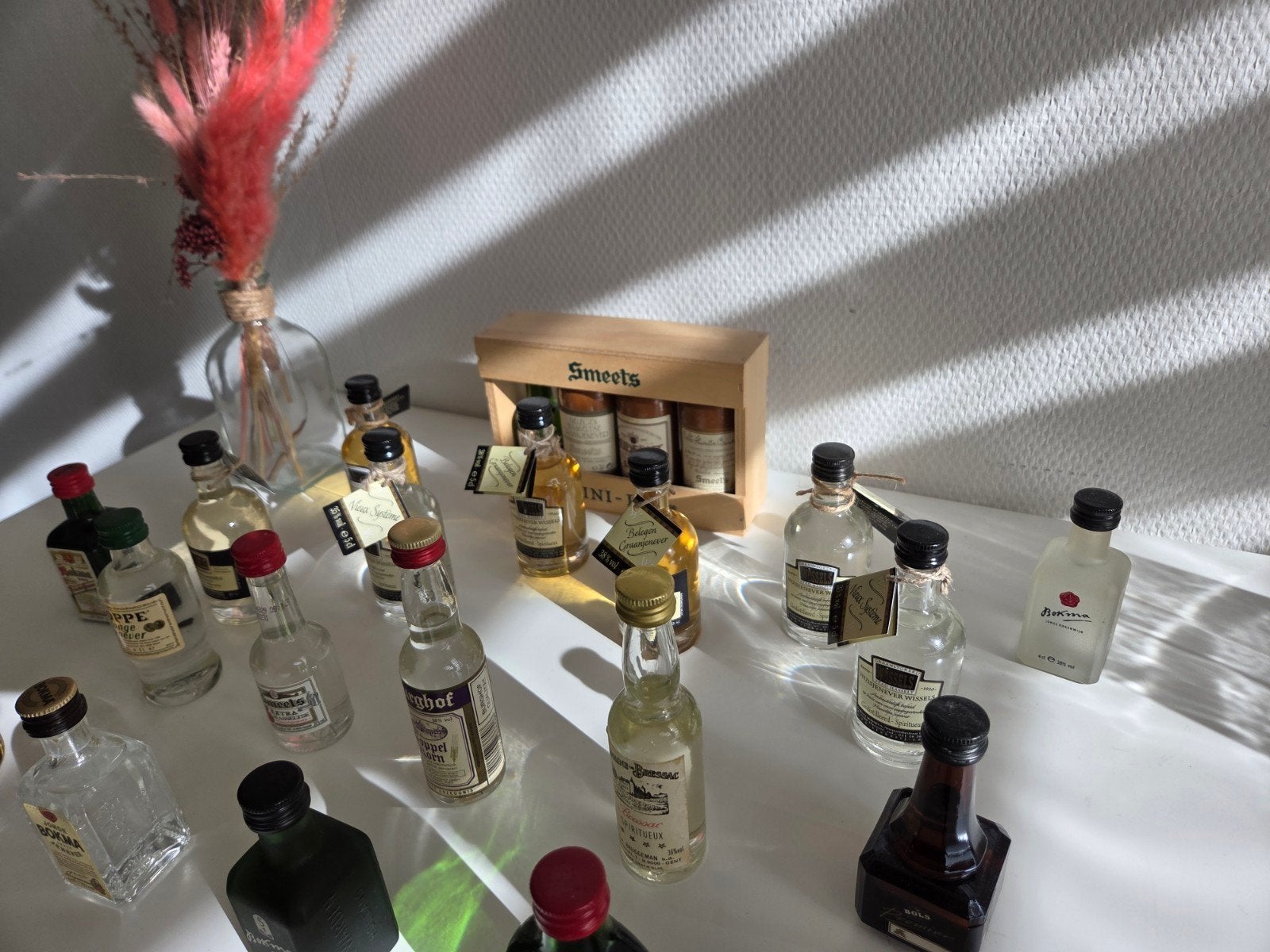 Collectie mini-flesjes jenever, Ophalen of Verzenden, Zo goed als nieuw