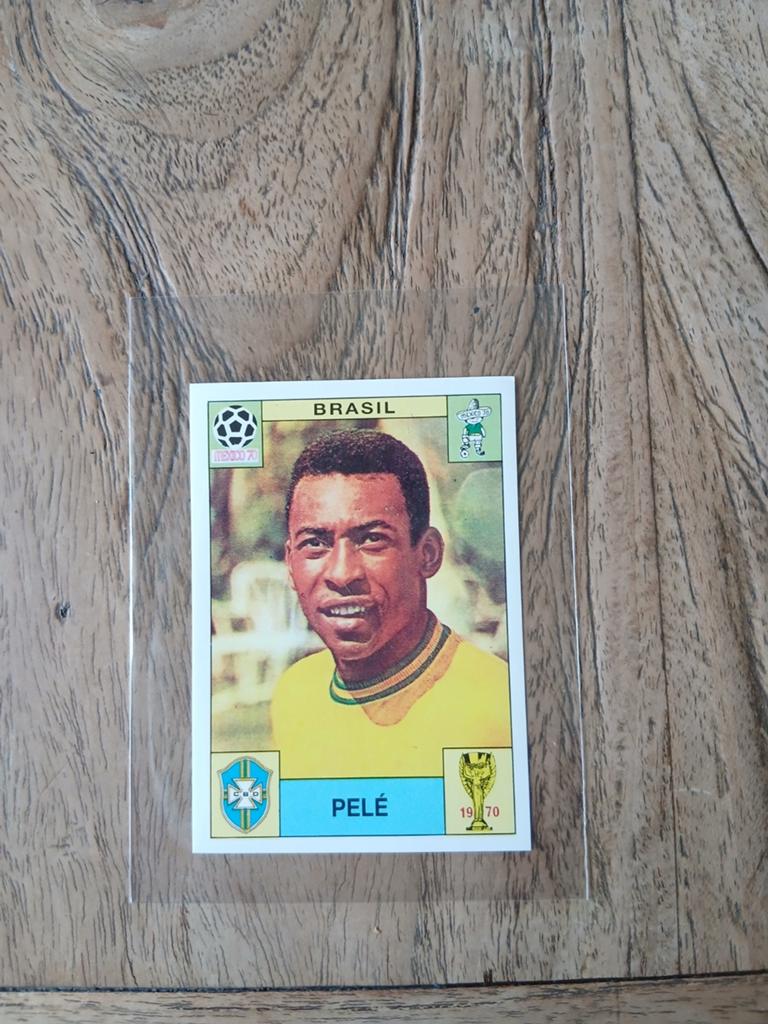 Panini WCS Pelé, Ophalen of Verzenden, Zo goed als nieuw, Buitenlandse clubs, Poster, Plaatje of Sticker