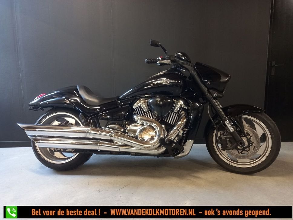 SUZUKI INTRUDER M 1800 R (bj 2008) BLACK - Lage KM., Motoren, Chopper, Bedrijf, Onbekend, 1783 cc