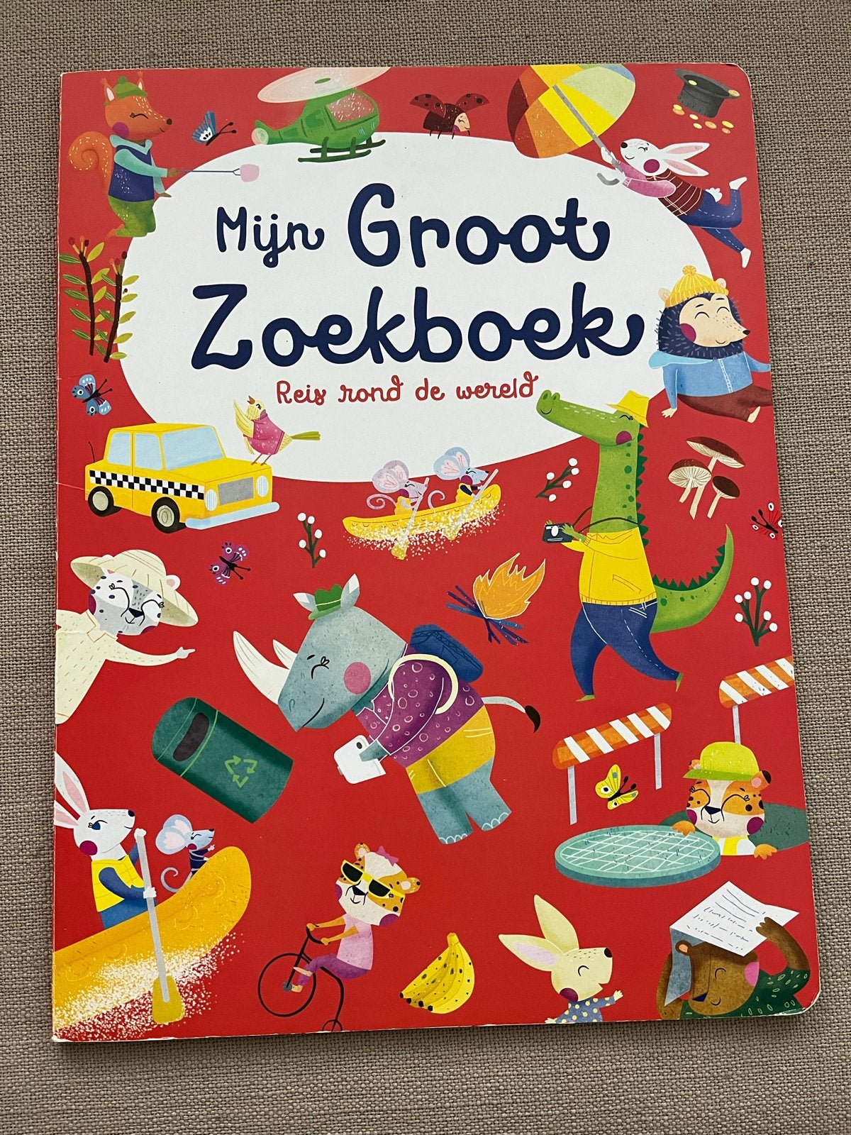 Mijn Groot Zoekboek: Reis rond de wereld, Ophalen, Zo goed als nieuw, Uitklap-, Voel- of Ontdekboek, 2 tot 3 jaar