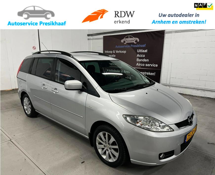 Mazda 5 1.8 Executive 7p. CRUISE CONTROL / NAP / LM VELGEN, Gebruikt, 1370 kg, 4 cilinders, Origineel Nederlands