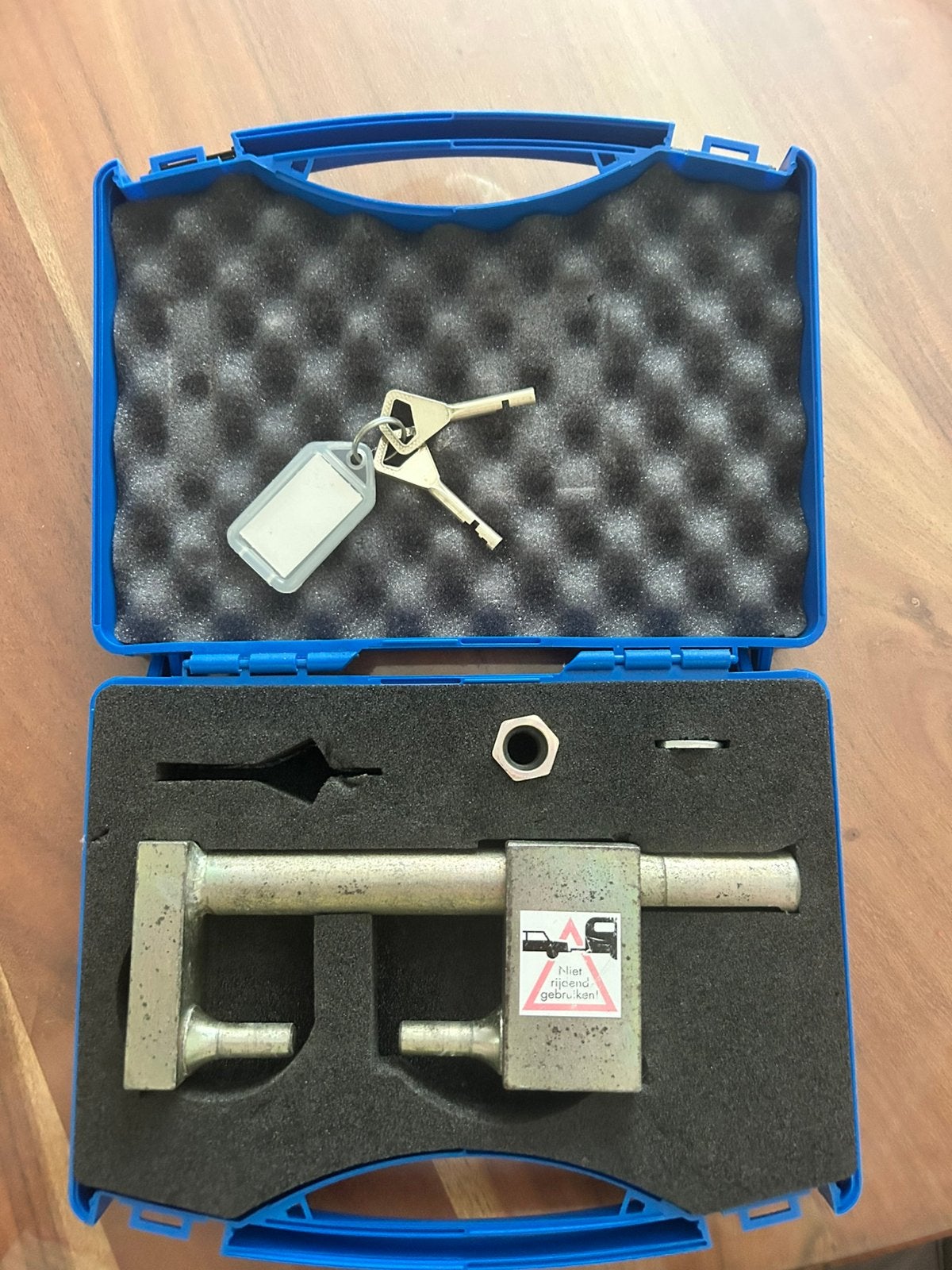 Doublelock disselslot caravan, Caravans en Kamperen, Caravan accessoires, Ophalen of Verzenden, Gebruikt