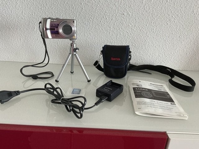 PANASONIC Lumix Digitale compact camera DMC-TZ3zilver 7,2 MP, Audio, Tv en Foto, Fotocamera's Digitaal, 7 megapixels, Gebruikt