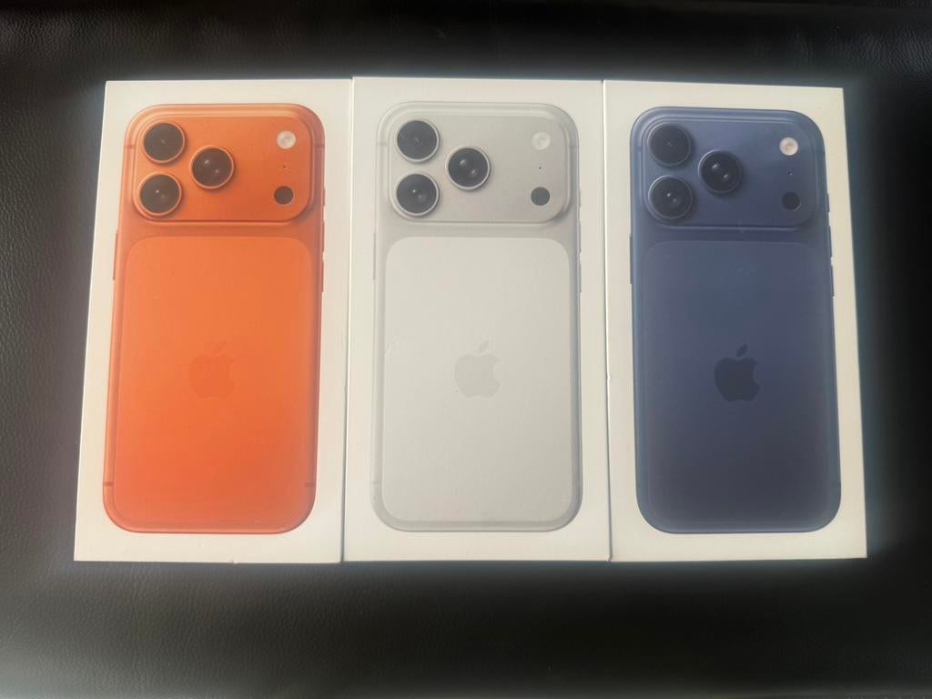 iPhone 17 Pro Max 256gb 2kleur Nieuw Geseald+Bon 2J Garantie