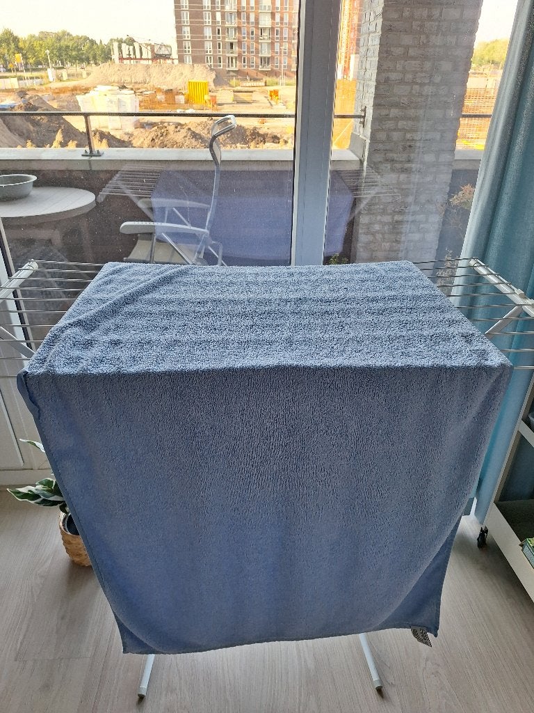 HEMA-handdoeken 4 stuks, Ophalen, Gebruikt, Blauw, Handdoek