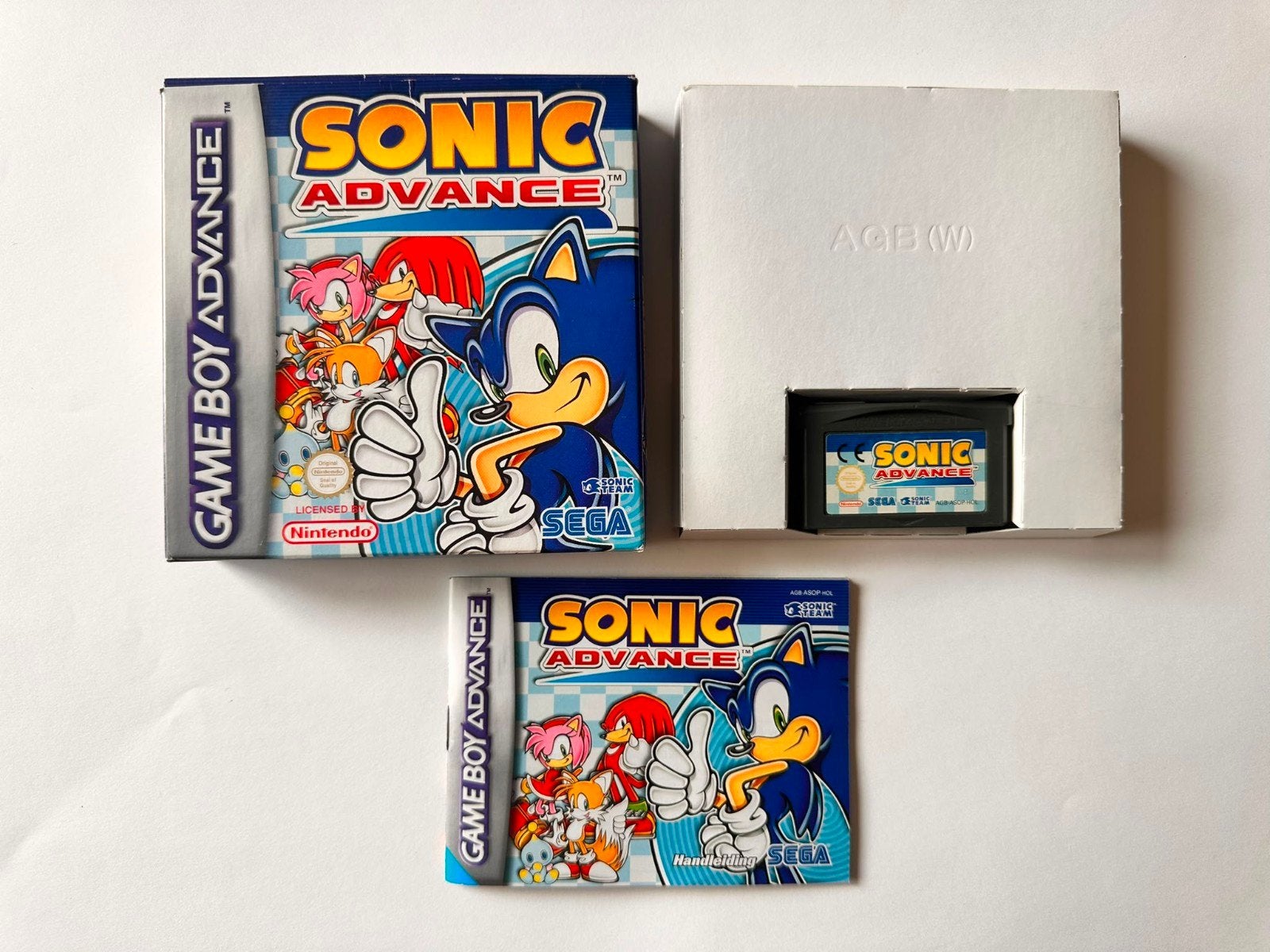 Sonic Advance - Game Boy Advance (GBA) - Compleet in doos, Spelcomputers en Games, Games | Nintendo Game Boy, Gebruikt, Verzenden