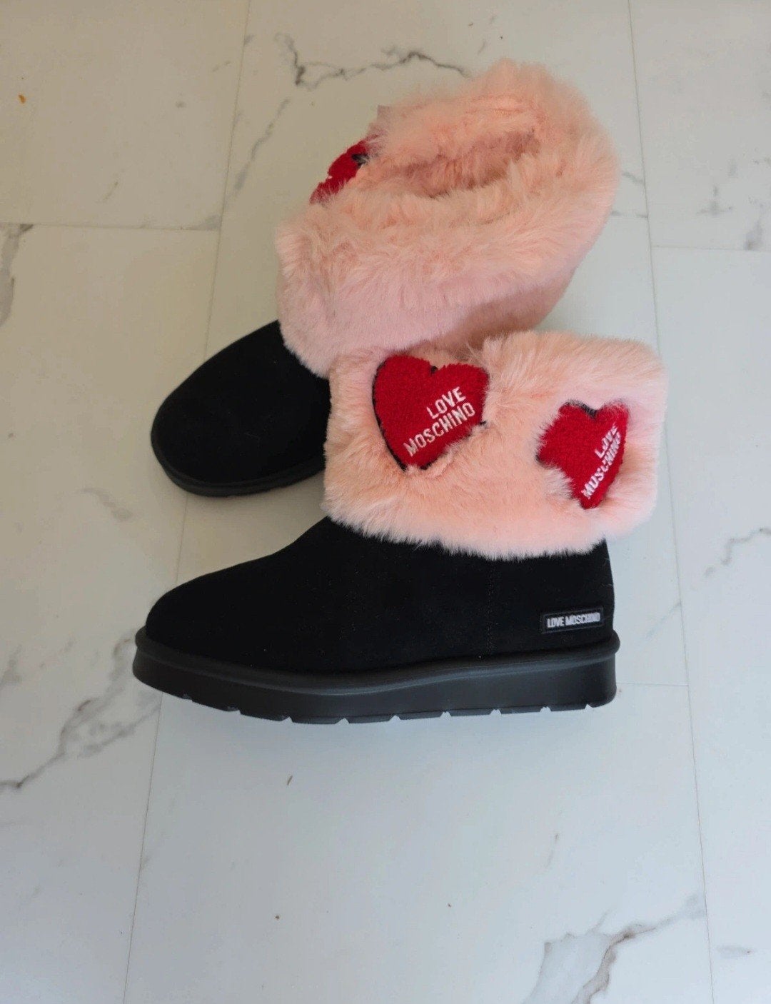 Dames Moschino winterlaarzen maat 36 Nieuw!, Zwart, Lage of Enkellaarzen, Nieuw, Moschino