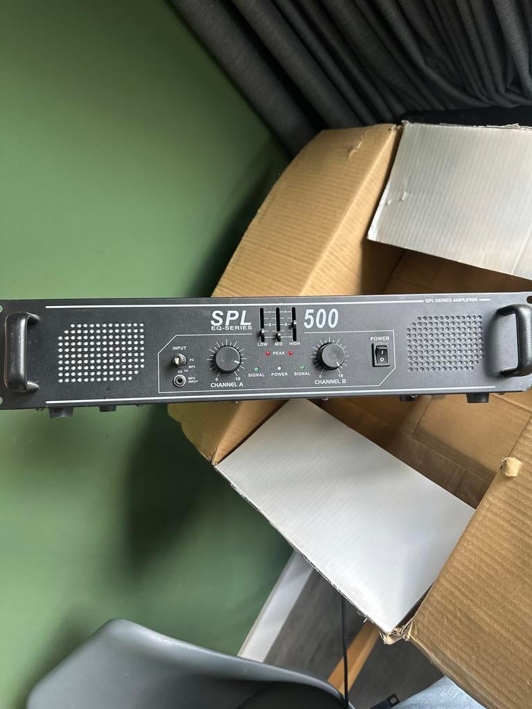 SPL 500EQ Versterker - Perfect voor de beginnende DJ, Overige merken, Gebruikt, Ophalen of Verzenden, 120 watt of meer
