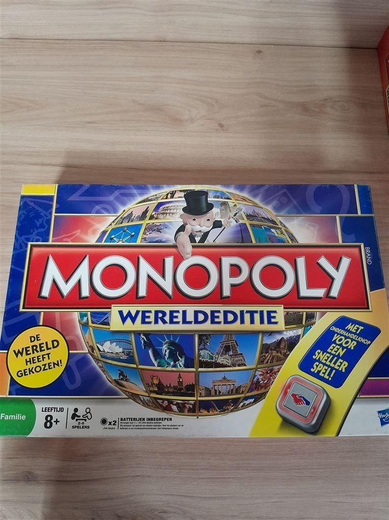 Monopoly wereldeditie [s2020], Hobby en Vrije tijd, Gezelschapsspellen | Bordspellen, Verzenden, Zo goed als nieuw