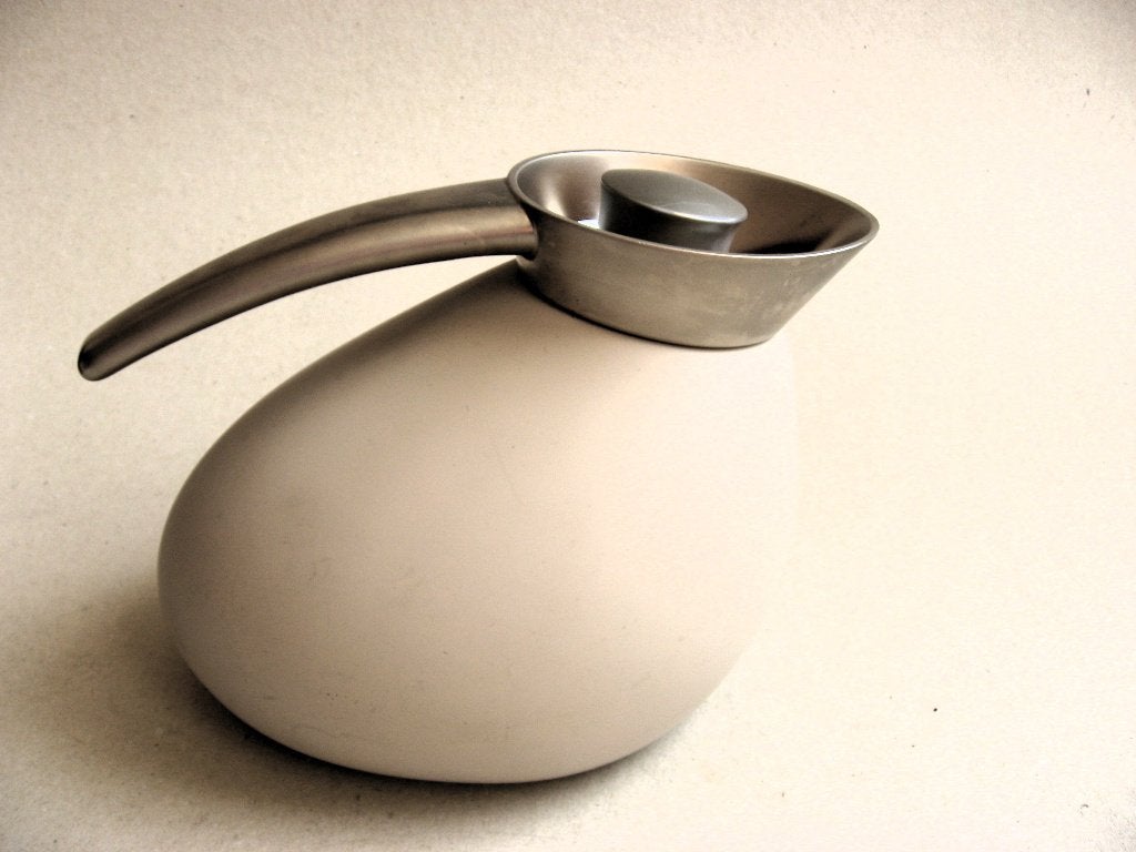 Georg Jensen thermoskan Quack, Antiek en Kunst, Wit, Ophalen of Verzenden, Overige typen, Kunststof