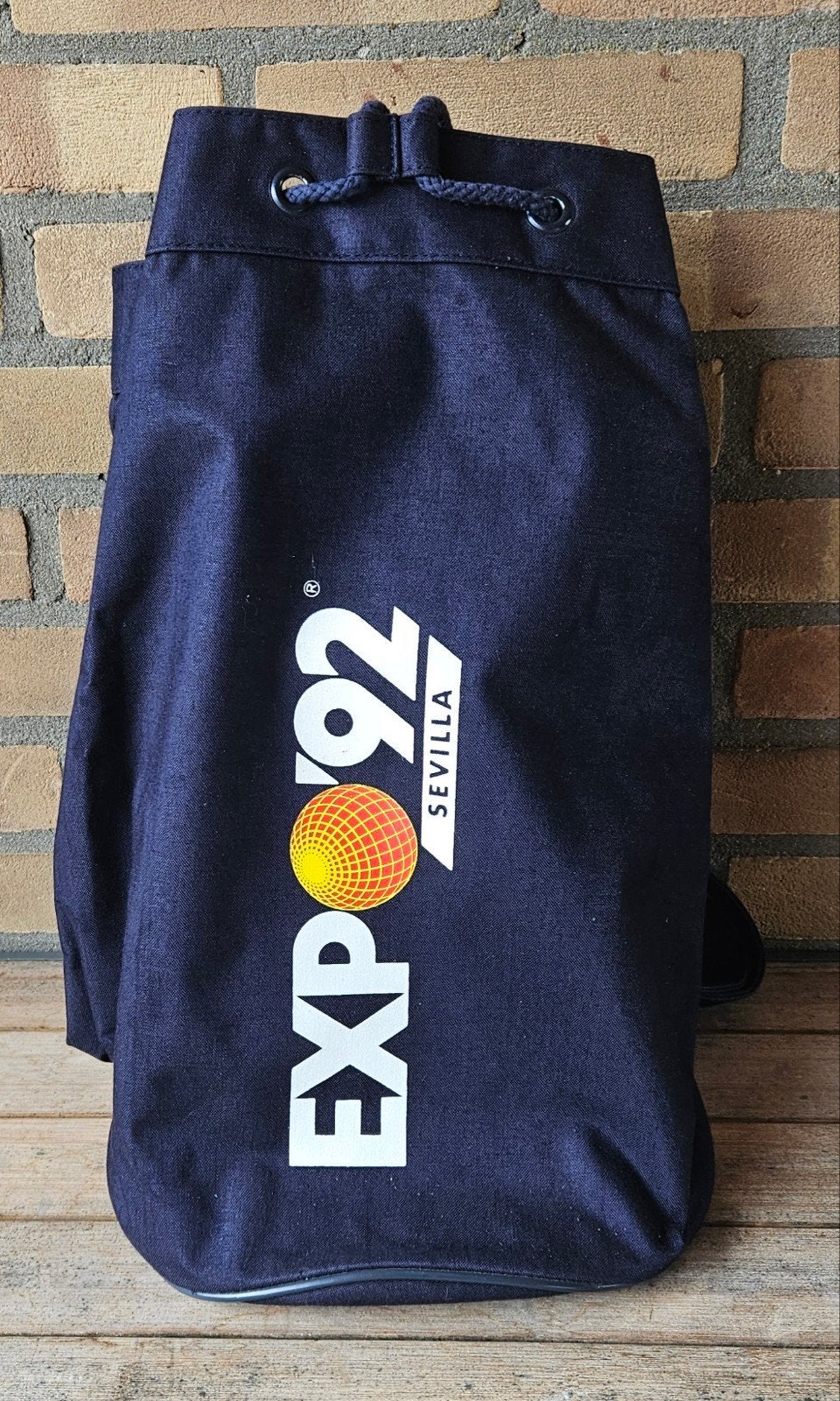 Plunjezak Expo 92 Servilla, Ophalen of Verzenden, Nieuw, Blauw, 30 cm of meer