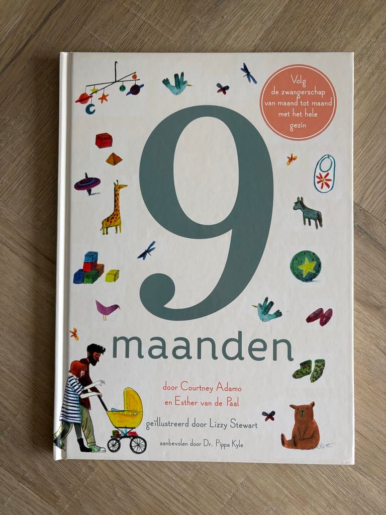 9 maanden - Zwangerschapsboek voor het hele gezin, Ophalen, Zo goed als nieuw, Zwangerschap en Bevalling