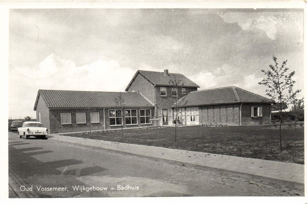 Oud Vossemeer, Wijkgebouw - Badhuis - 1961 gelopen, Verzenden, 1960 tot 1980, Gelopen, Zeeland