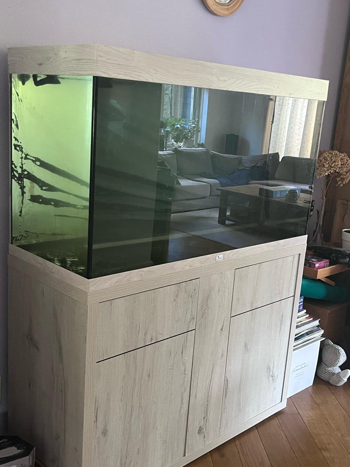 Tropisch aquarium 360 liter, kast, externe pomp & verwarming, Vis, Zoetwatervis