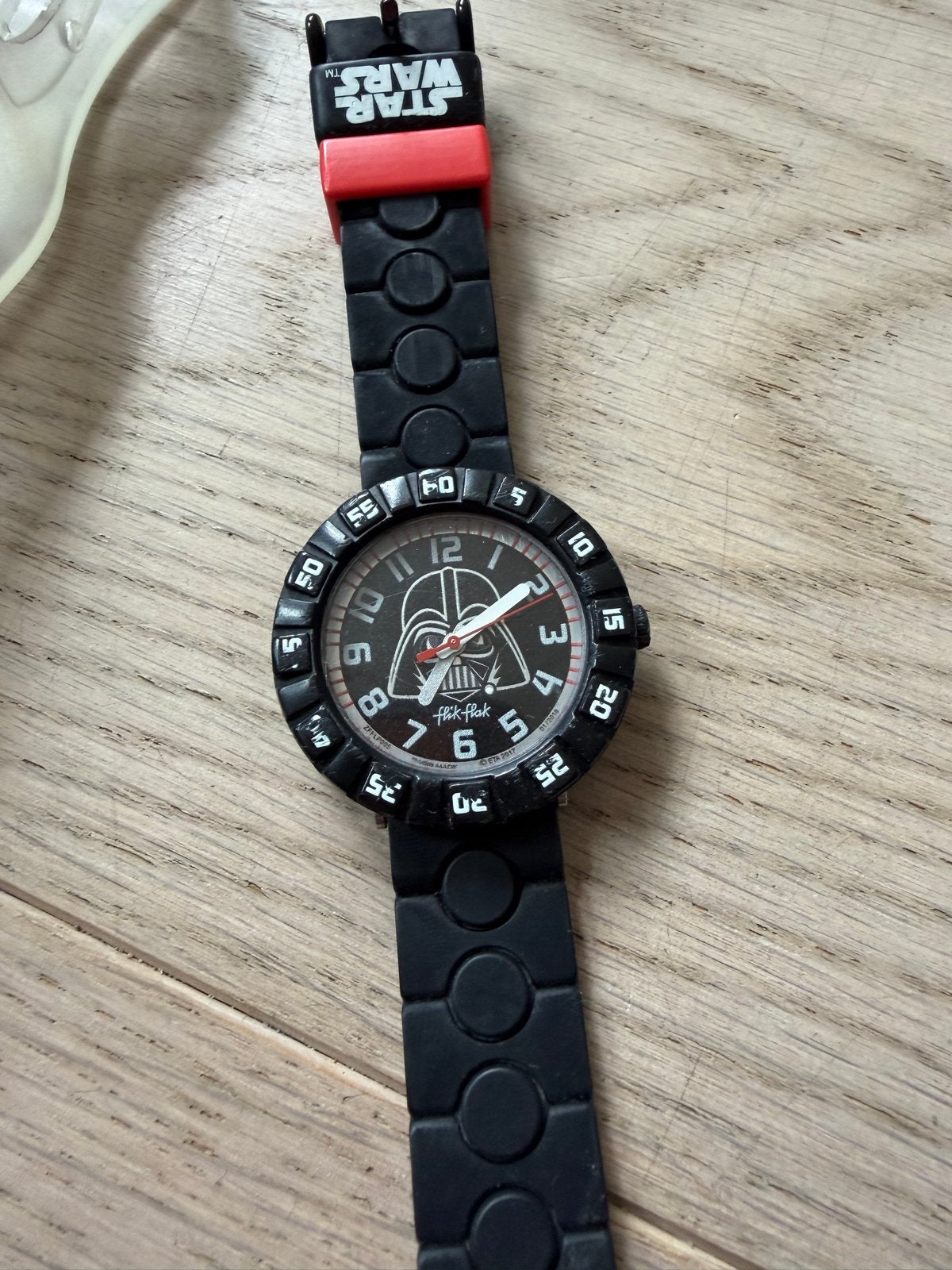 Flik Flak Star Wars Horloge - Darth Vader Editie, Ophalen of Verzenden, Gebruikt, Zwart, Jongen