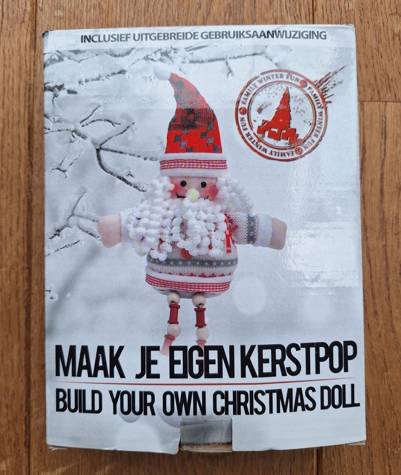 Maak je eigen kerstpop - family winter fun - knutselpakket, Diversen, Kerst, Ophalen of Verzenden, Nieuw